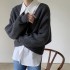 Crisscross knit pullover