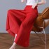 Pleated palazzo pants