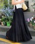 Flowy pleat skirt