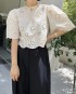 Broderie eyelet blouse