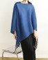 Pleated tassel cape