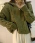 Mockneck knit sweater