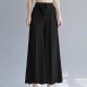 Palazzo pleated pants with sash