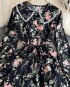 Floral dress with sash