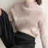 Pleated Mockneck blouse