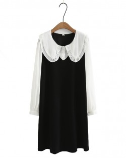 LM+ Pan collar dress