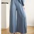 Pleated palazzo pants