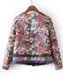 Floral motif jacket