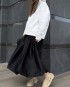 Shimmer pouf skirt