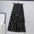 LM+ Polka dot skirt with slit