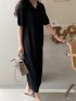 Long knit dress