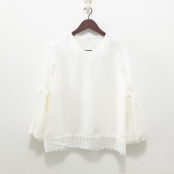 Lace Hem Blouse