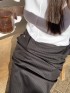 Pinstripe skirt