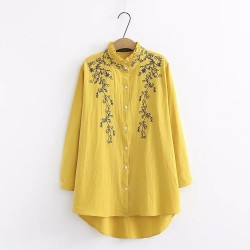 LM+ Embroidery Motif Shirt