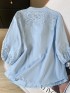 LM+  eyelet broderie blouse