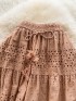 Broderie eyelet skirt