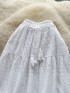 Broderie eyelet skirt