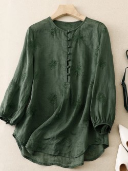 Embroidered motif blouse