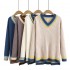 LM+ V-Neck Knit Pullover