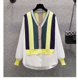 LM+ Colorblock Blouse