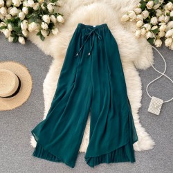 Palazzo Pleated Pants