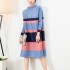 [PREMIUM] Stripe Pleated Dress