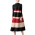 [PREMIUM] Stripe Pleated Dress