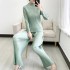 [PREMIUM]  Pleated blouse and pants set