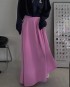 Candy color flare skirt