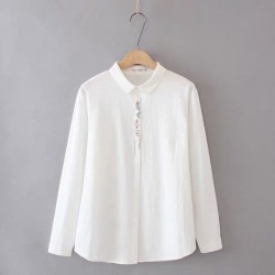 LM+ Floral Embroidered Shirt h1