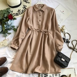 Dress with Button