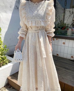 Victorian inspired lace dress