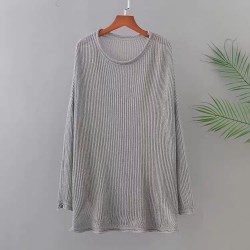 LM+ Sheer Knit Pullover