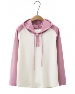 LM+ Colorblock hoodie pullover