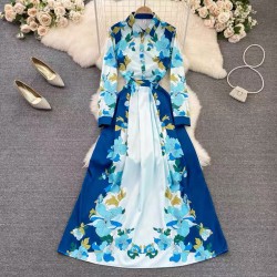 Floral motif dress