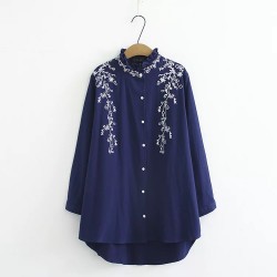 LM+ Embroidery Motif Shirt