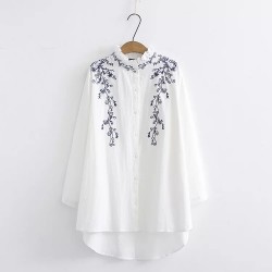 LM+ Embroidery Motif Shirt