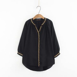 LM+ Embroidery Blouse