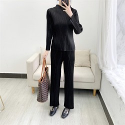 [PREMIUM]  Pleated blouse and pants set