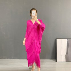 [PREMIUM] Tassel Pleated Dress